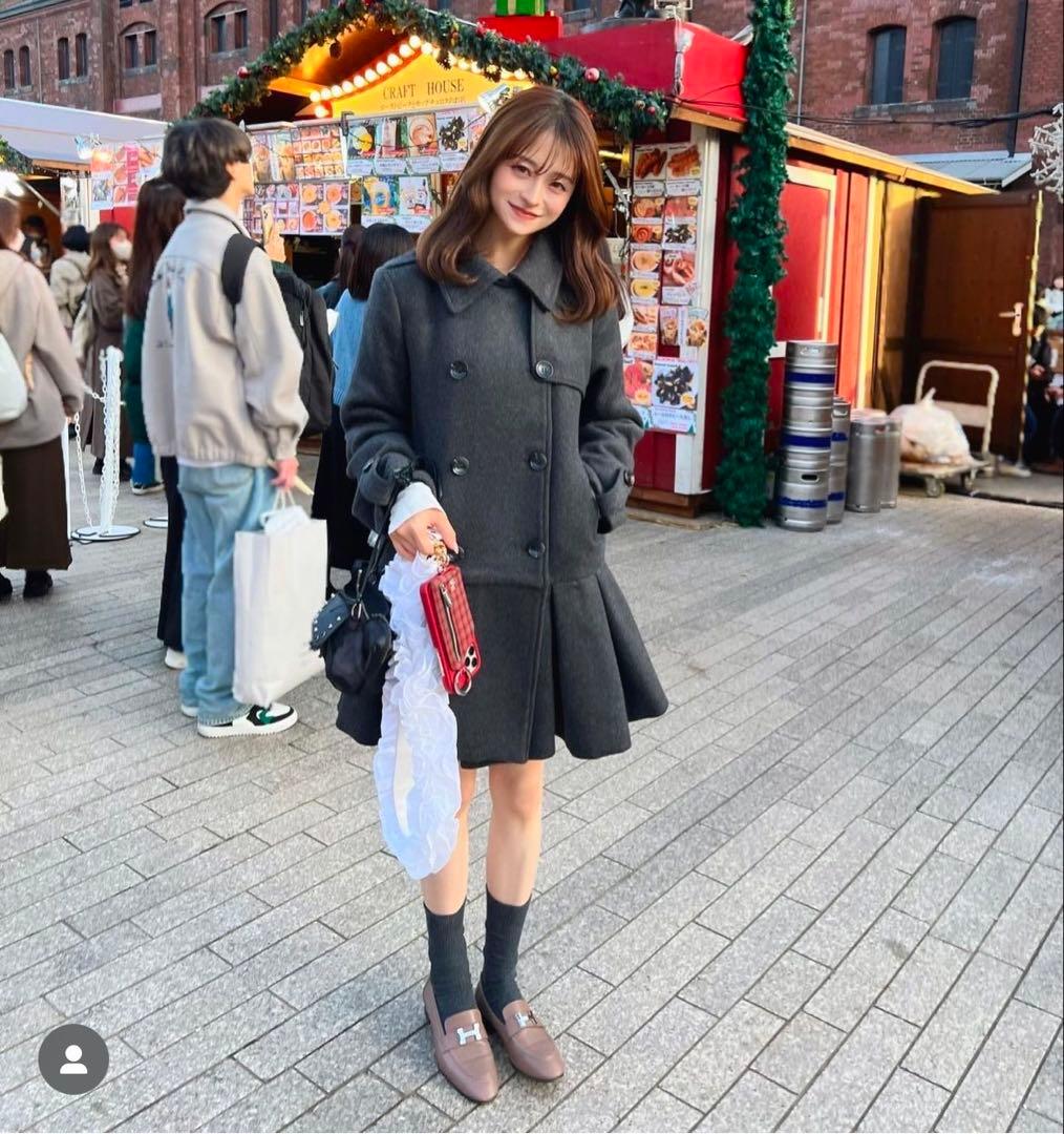 早い者勝ち】bibiy victoria coat ネイビー - メルカリ