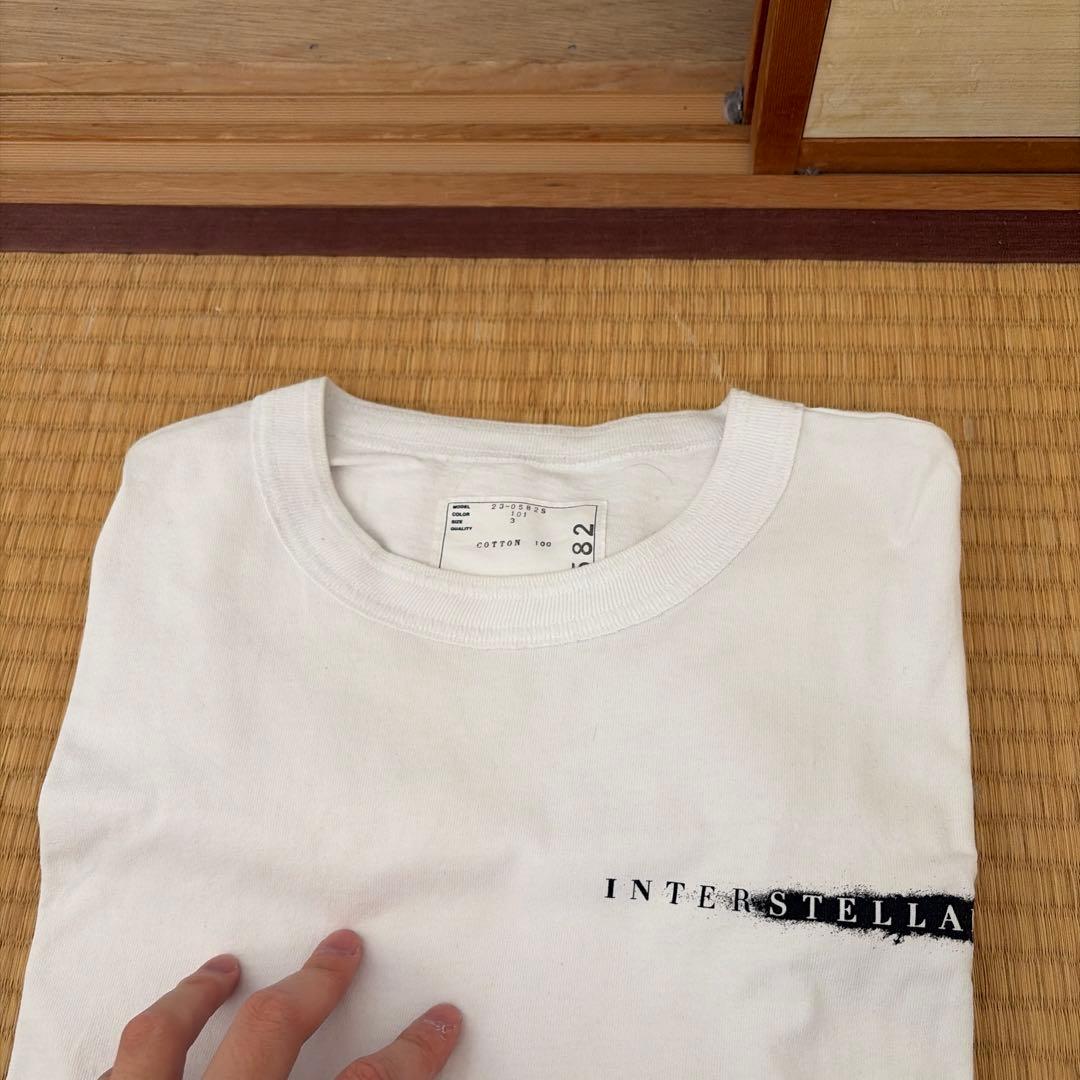 INTERSTELLAR ホワイトカットソー サカイ - sacai | INTERSTELLAR T-Shirt-White-2の通販 | RESTIR リステア