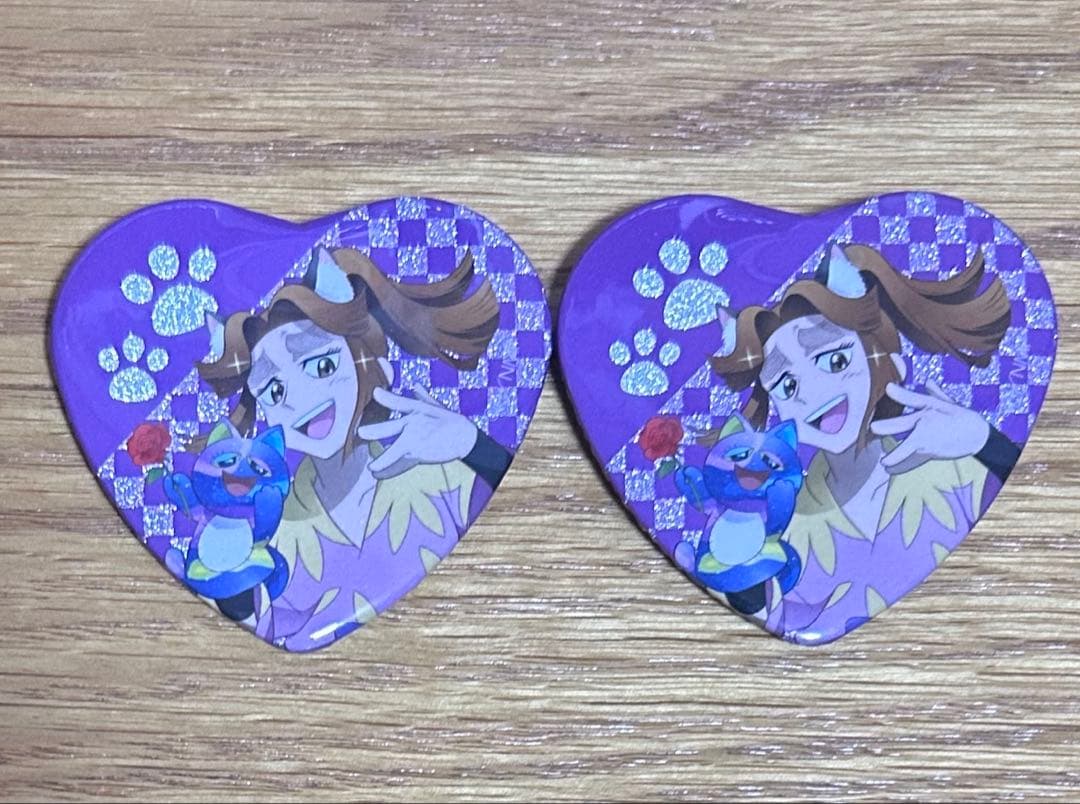 忍たま乱太郎 ナンジャタウン 平滝夜叉丸 ハート缶バッジ - メルカリ