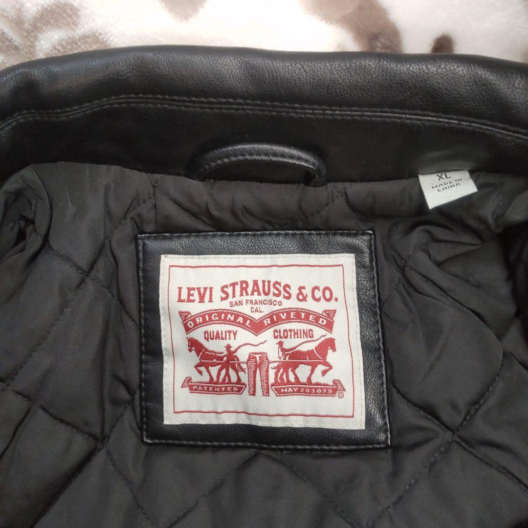 Levi´s リーバイス MA-1スタイル レザージャケット メンズ