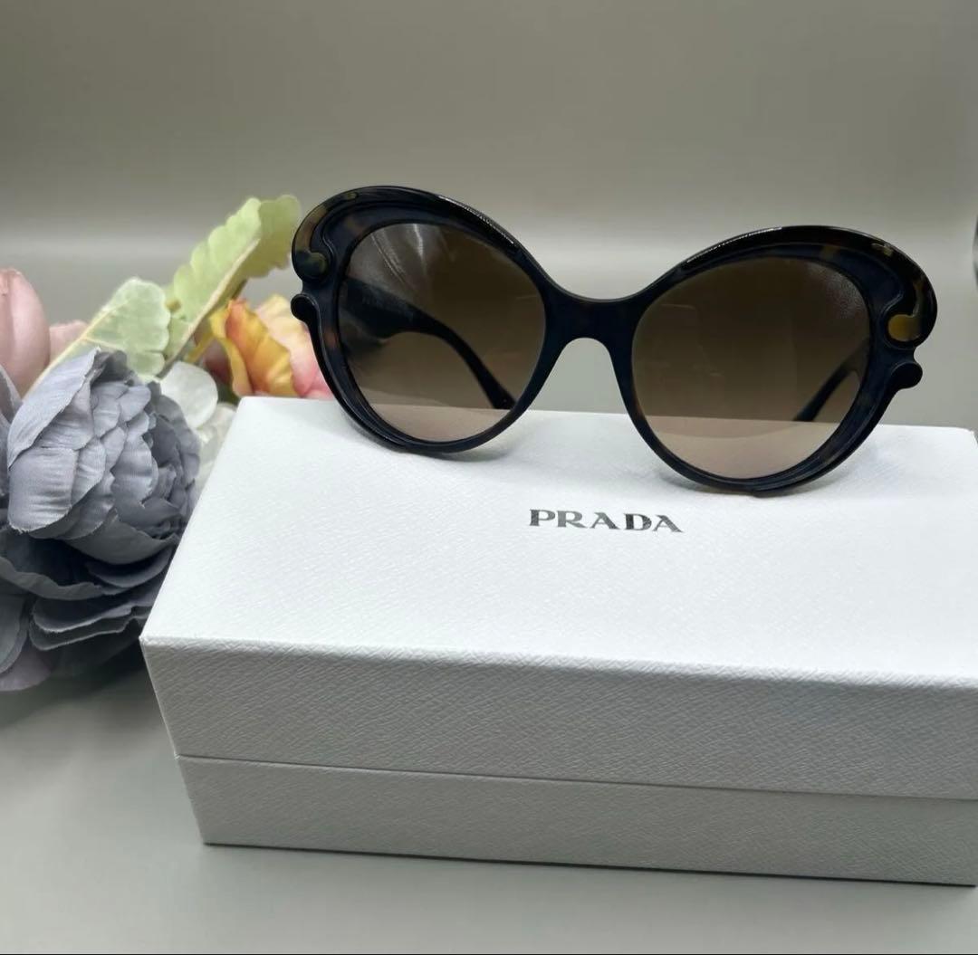 PRADA プラダ バタフライサングラス SPR28N ブラウン 【ケース 箱