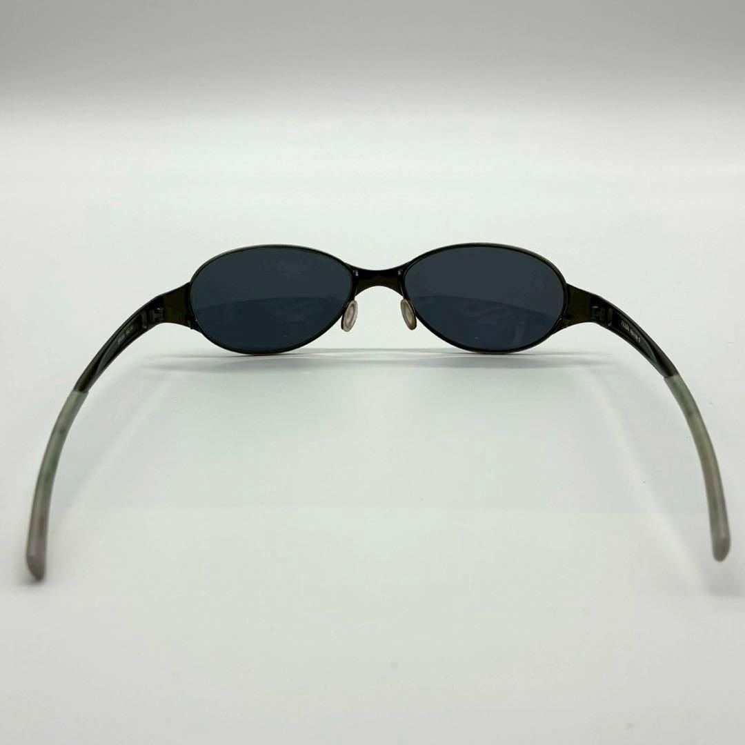 PRADA プラダ イタリア製 シルバーフレーム サングラス 偏光レンズ y2k