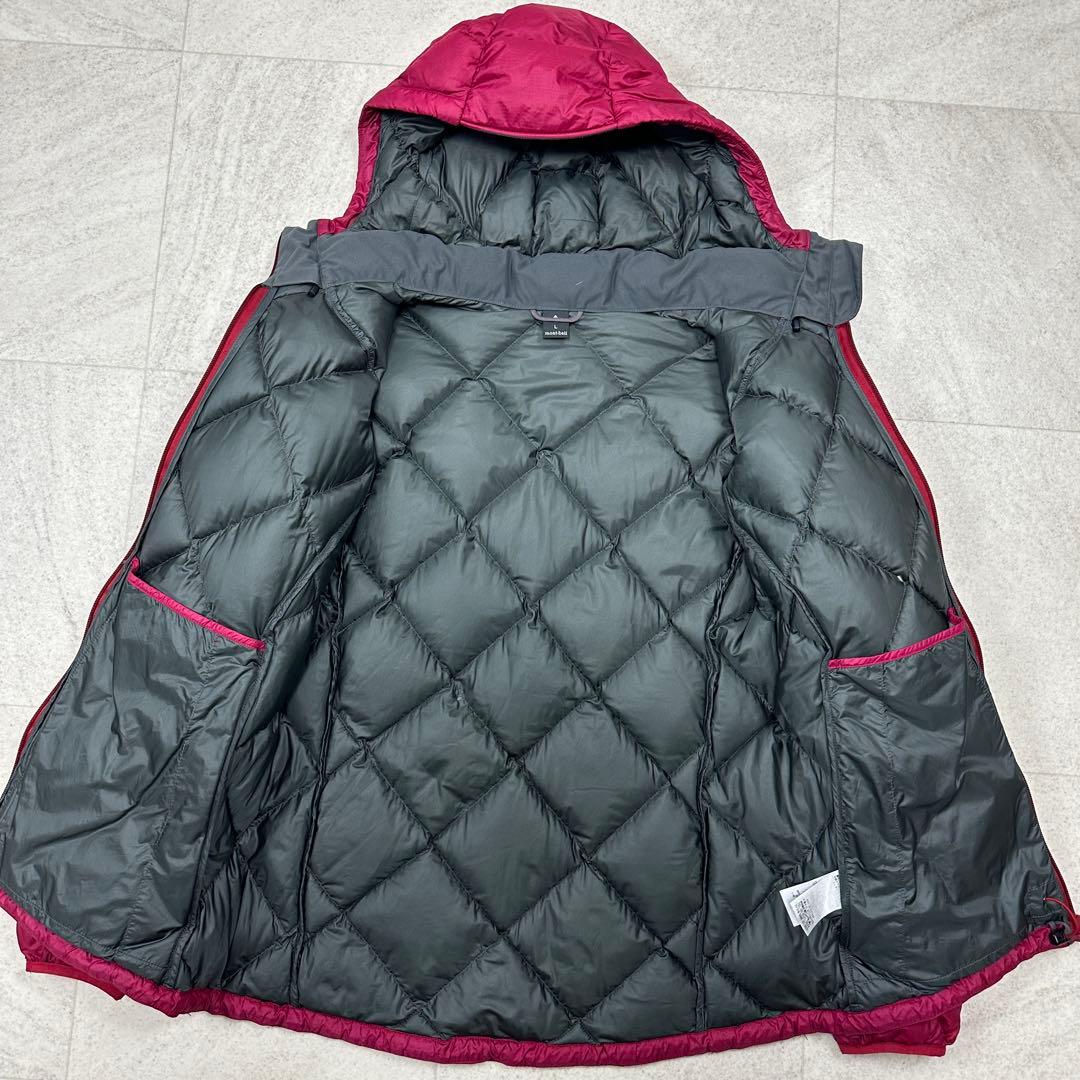 mont-bell】ライトアルパインダウンパーカ L チェリーレッド 軽量