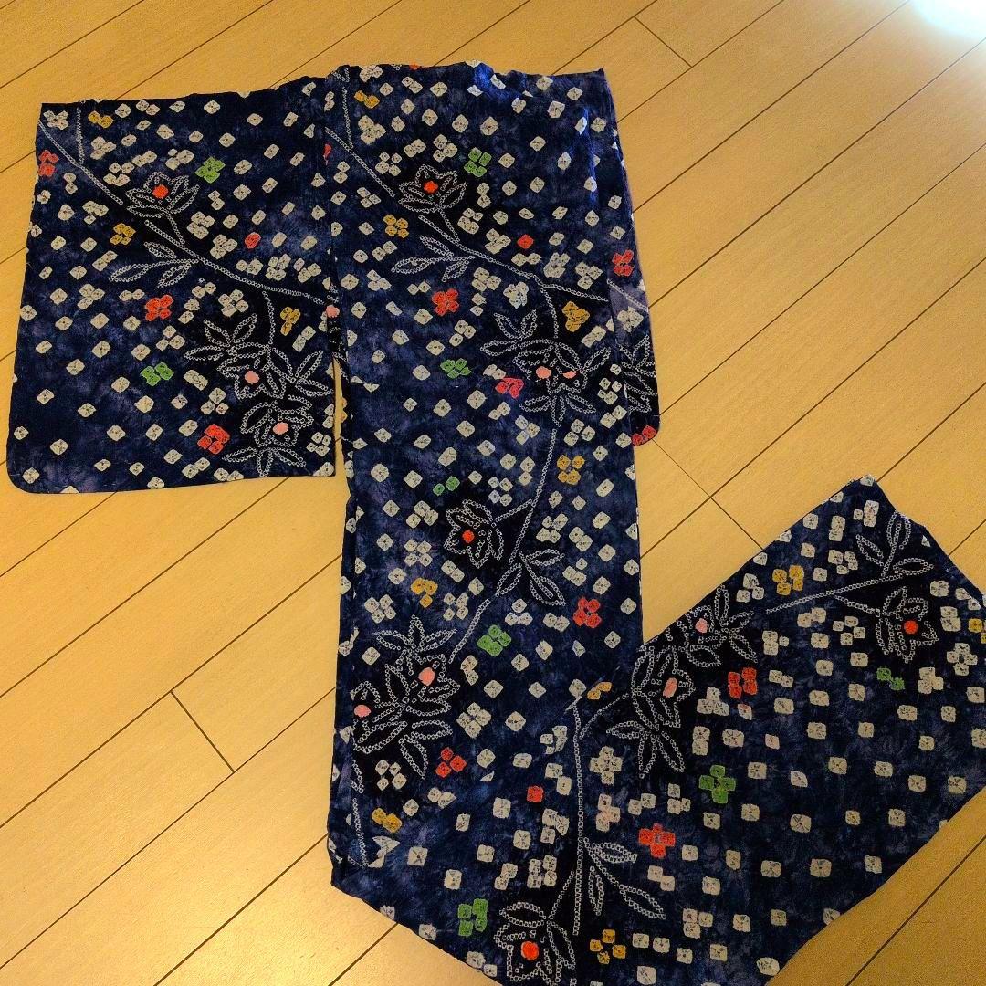 ケ*ャ様 躾付き　新品未着用　ゆったりトールサイズ　希少カラー　有松鳴海絞りの華