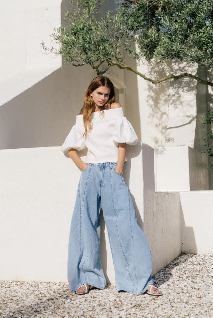 Santorini Denim Pants thetoe - メルカリ