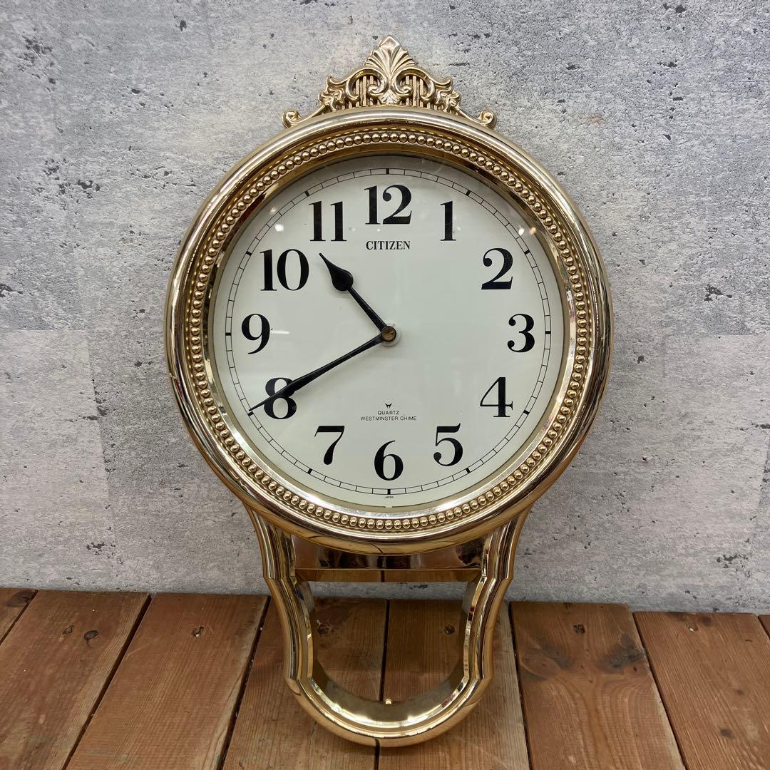昭和レトロ シチズン クオーツ ウェストミンスター チャイム 壁掛け