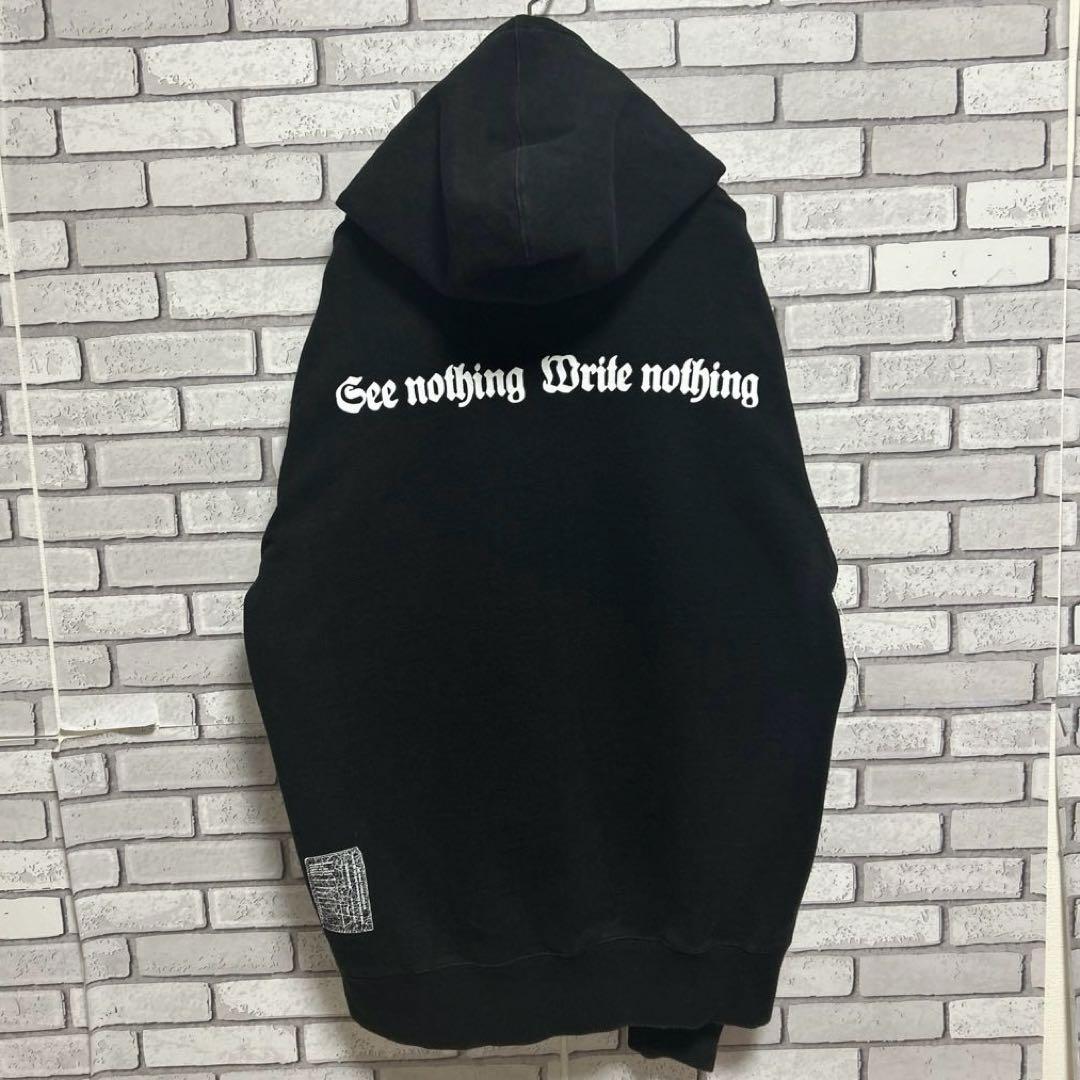 セール《美品》thisisneverthat☆プルオーバーパーカー 袖ロゴ M