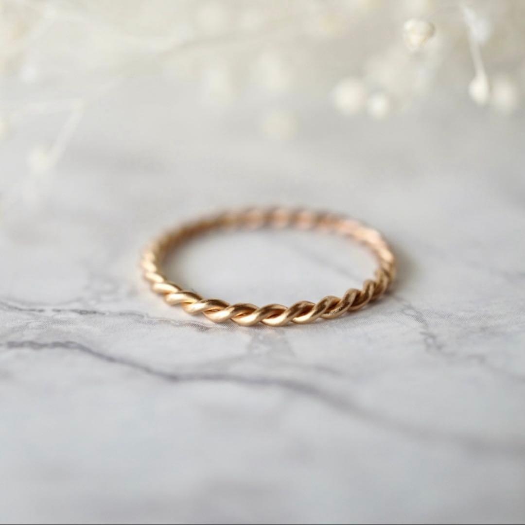 専用！ツイストリング20号3本 ツイストリング 3カラー ねじりリング 極細 ロープリング ステンレス