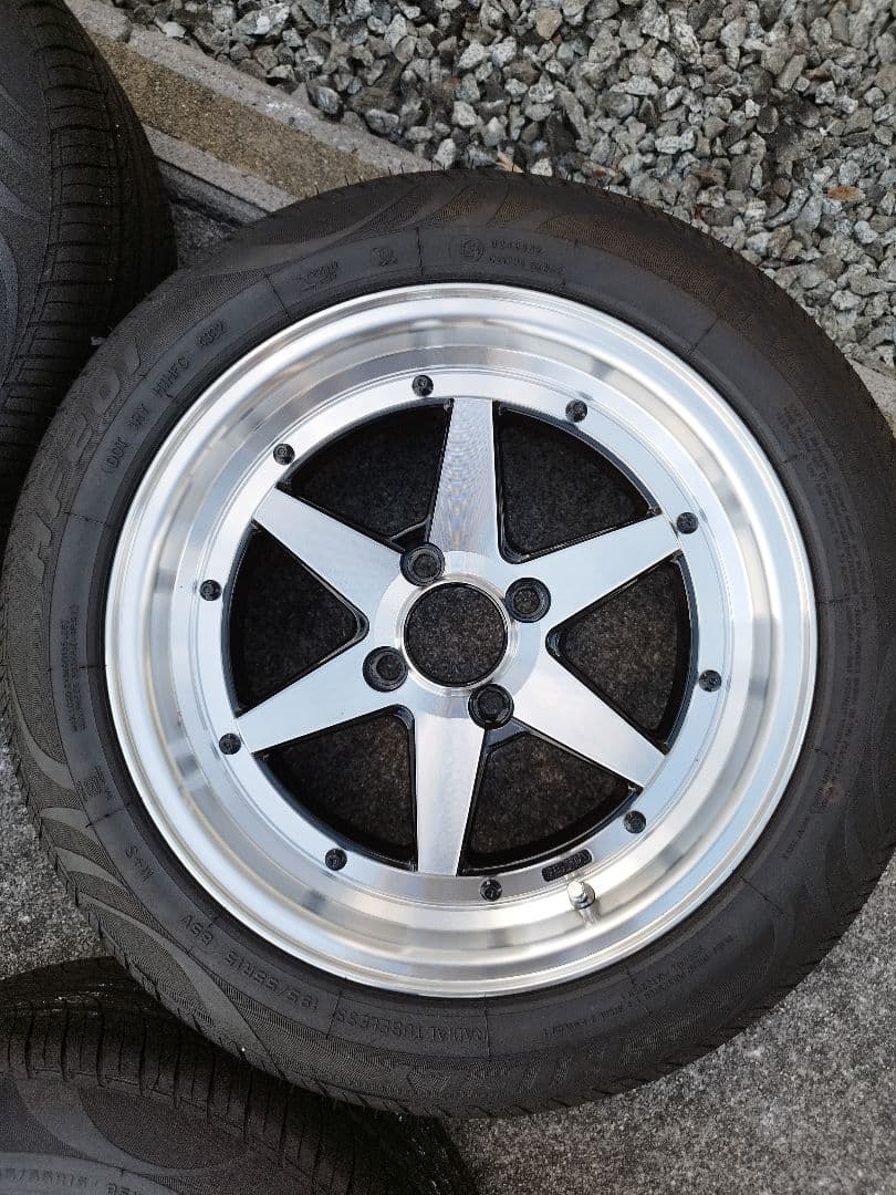 ロンシャン風ホイール 15×7J/+30/PCD100 - メルカリ