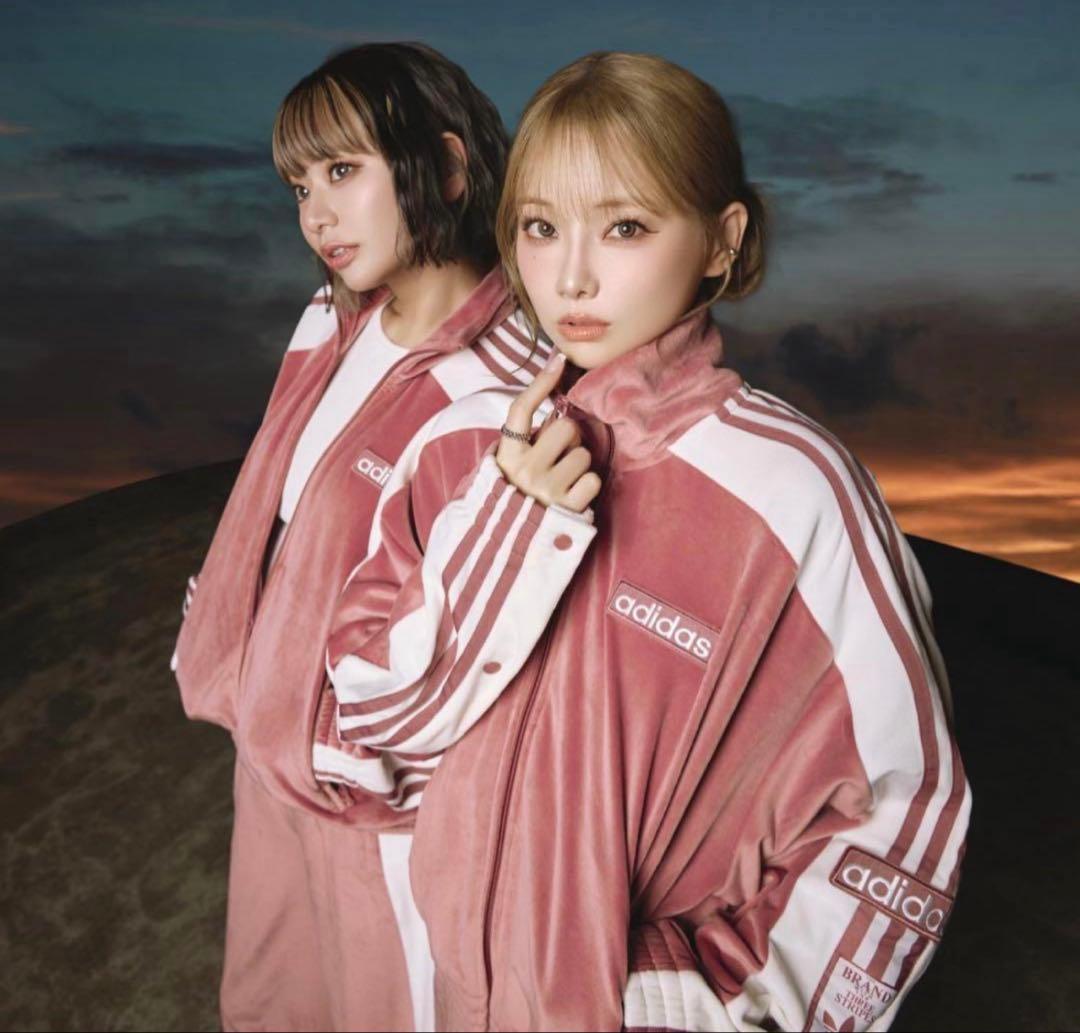 新品L adidas W ADIBREAK VELOUR TT重盛さと美 adidas w adibreak velour tp XL 重盛さと美 - メルカリ