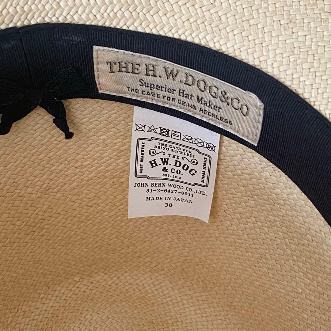 帽子 THE H.W.DOG&CO. N-PANAMA HAT LONG 38