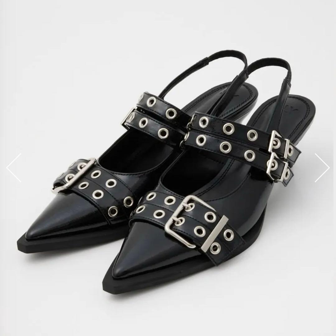 SLY ポインテッド ベルテッド POINTED TOE BELTED サンダル セール】【再入荷】POINTED TOE BELTED SANDAL ポインテッド