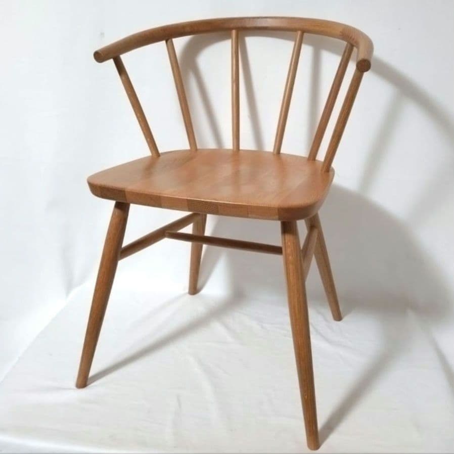 美品　無印良品　アームチェア ①　ダイニングチェア　オーク材　丸脚　送料無料 オーク材アームチェア・丸脚 | 無印良品
