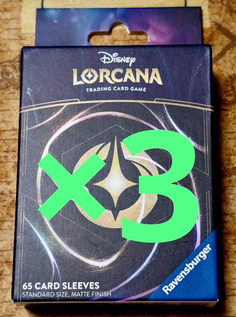 【海外限定】ロルカナ　ロゴ　背面　スリーブ　3個 4904810957621_da3d809943834821