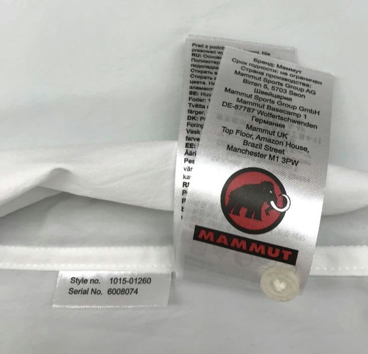 MAMMUT セオンロングスリーブシャツ 69250611M02S - メルカリ