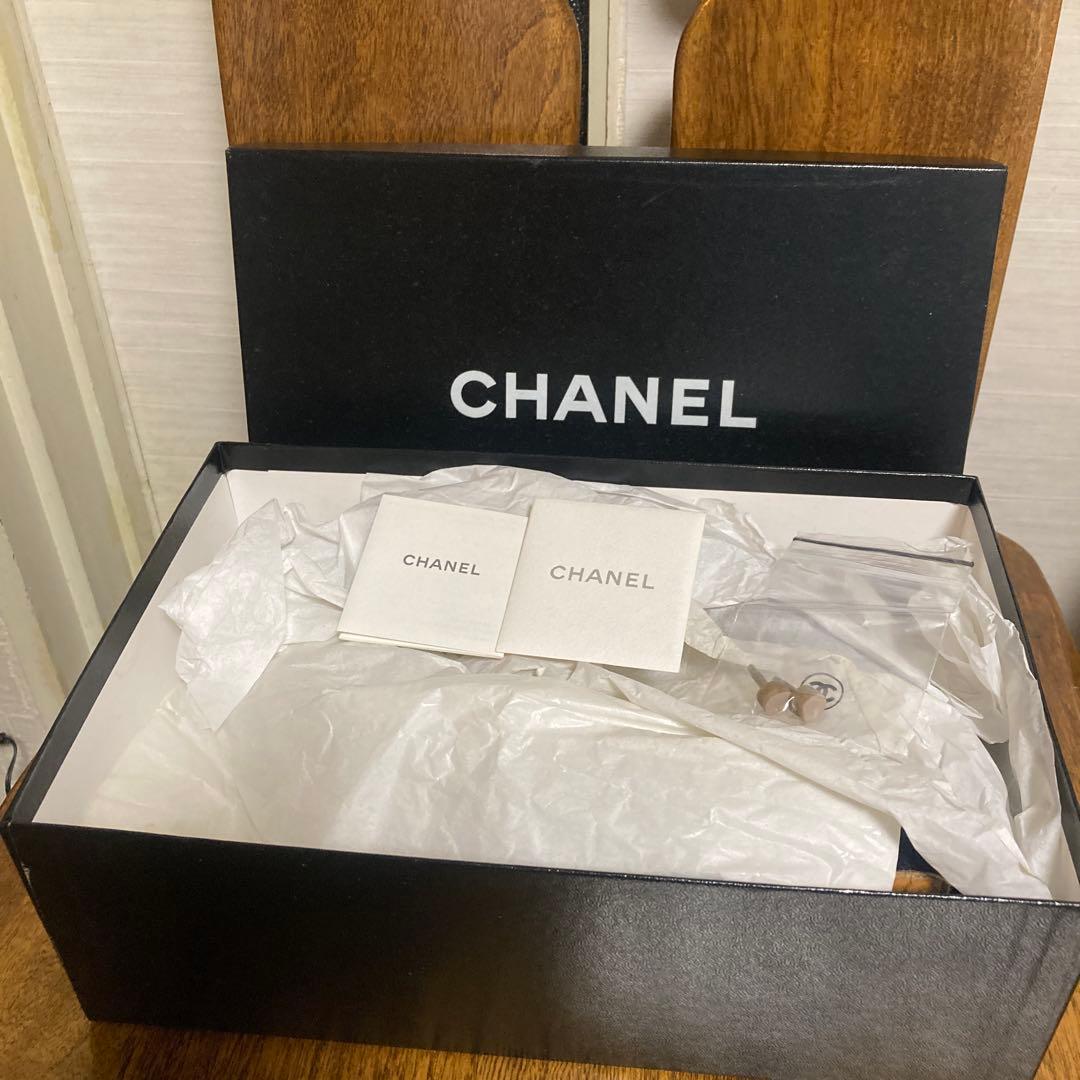 CHANEL パンプス ☆ココマーク ラインストーン、ツィード、38.5サイズ