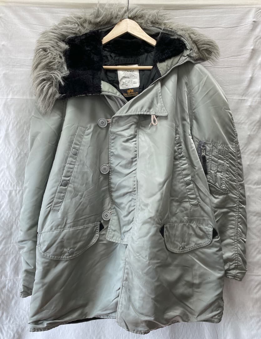 90' USA製 ALPHA INDUSTRIES アルファ N-3B シルバー - メルカリ