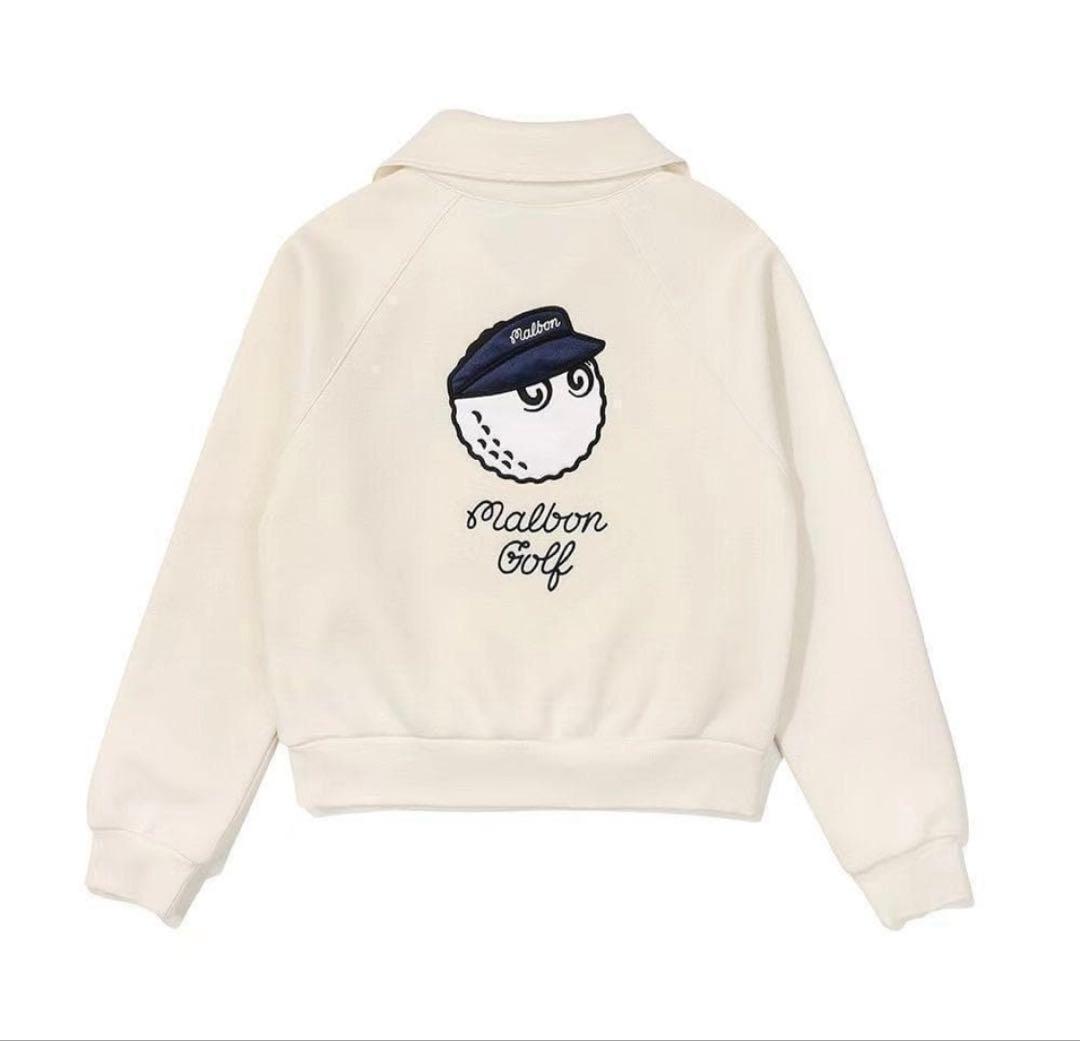 L ベージュ クリーム マルボンゴルフ MALBON GOLF ウエア - メルカリ