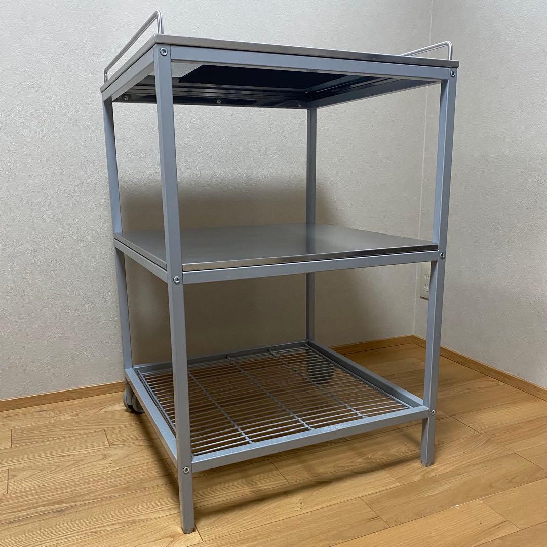 IKEA UDDEN ステンレススチールワゴン キッチンワゴン - メルカリ
