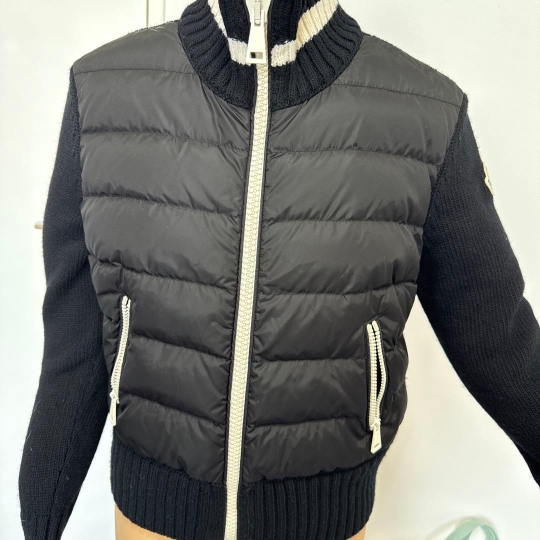 MONCLER ダウンジャケット ブラック　aaです MONCLER（モンクレール） MONCLER 17AW NAZCA ビッグロゴパッチ ダウン