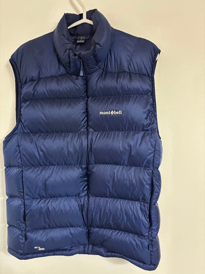 mont-bell ネイビー ダウンベスト L ネージュダウン ベスト Kid's 100-130 | Montbell Japan