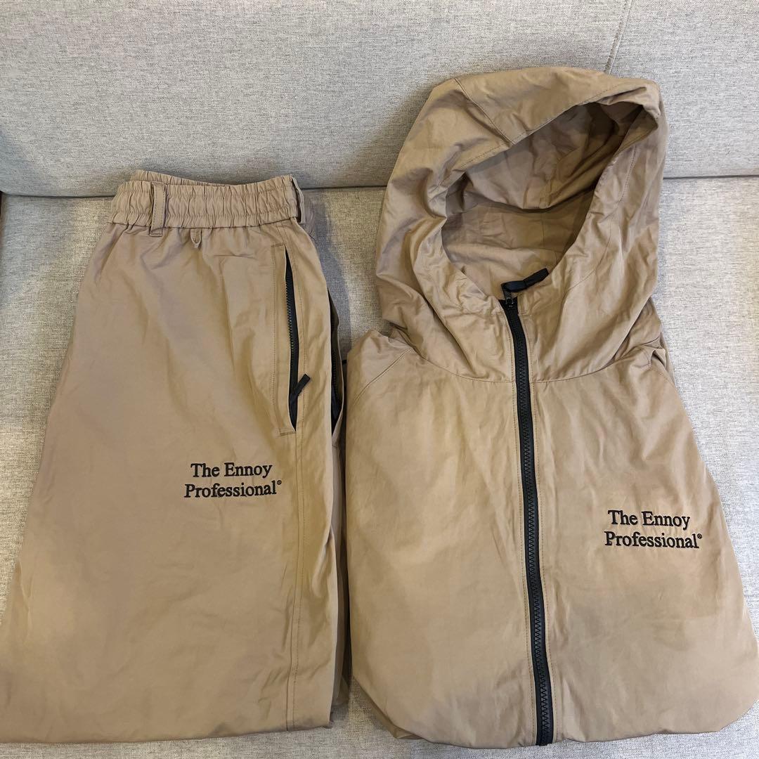 ENNOY PROFESSIONAL CPN JACKET セットアップベージュ 2026年最新】ENNOY カラー：ベージュ系 ナイロンジャケットの人気