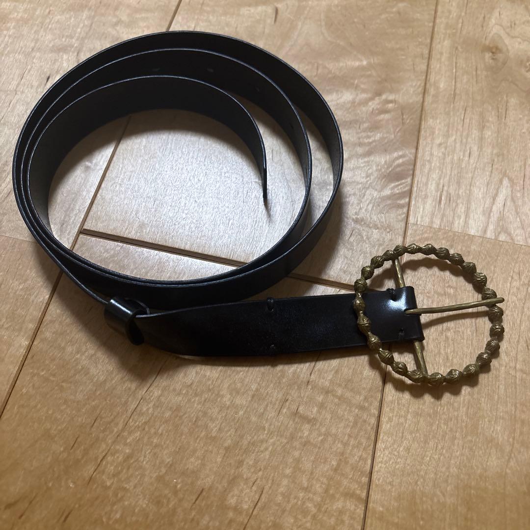 ミナペルホネン タンバリン レザーベルト - メルカリ