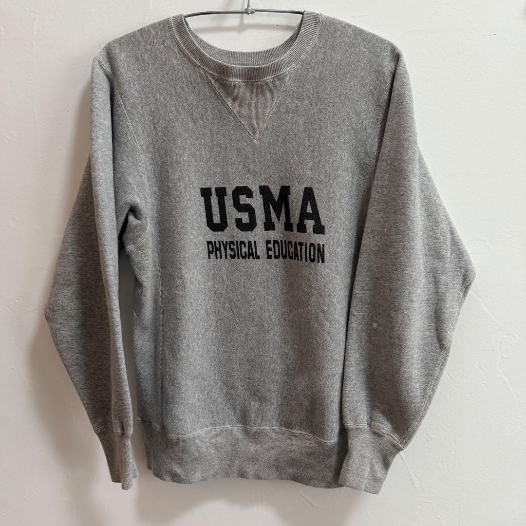 WAREHOUSE co. BODIES USMA スウェット初期頃 40 L WAREHOUSE（ウエアハウス） スウェット 401 COBB セットイン フラット