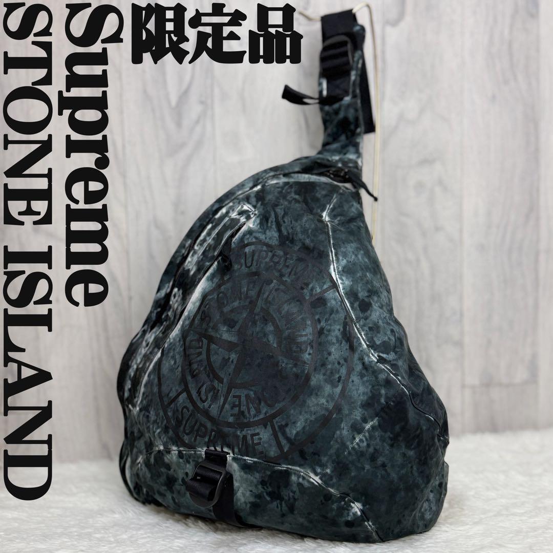 STONE ISLAND Supreme ストーンアイランド ショルダーバッグ - メルカリ