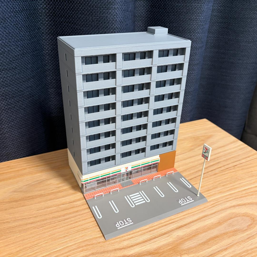 Nゲージ 拡張マンションA（完成品）模型 ストラクチャー 試作品 - メルカリ