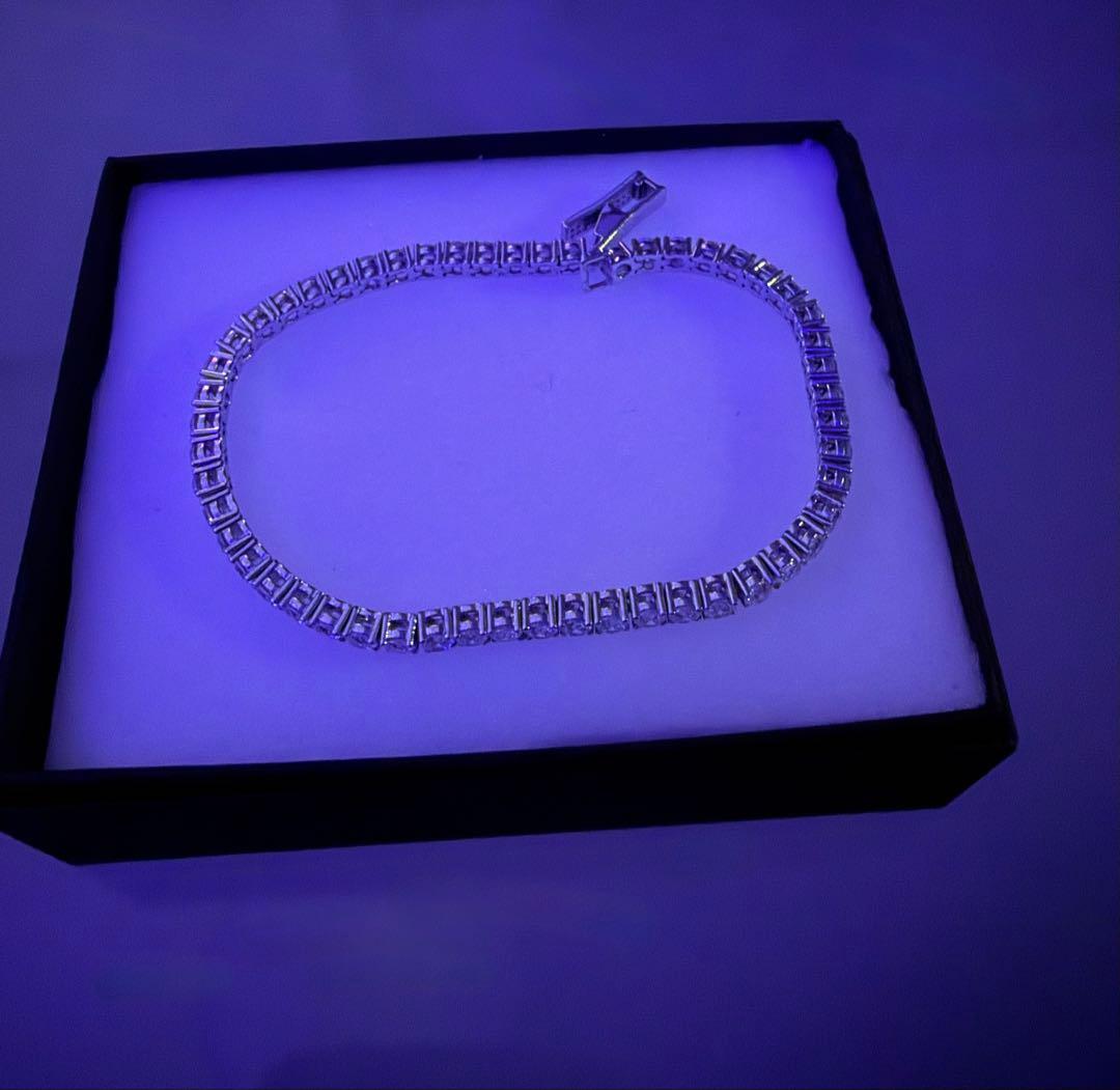 Avalanche アヴァランチ テニス ブレスレット 「S925」 箱付き - メルカリ