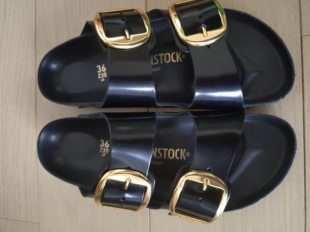 BIRKENSTOCKアリゾナエナメルゴールドバックル36 23 BIRKENSTOCKアリゾナエナメルゴールドバックル36 23 希少