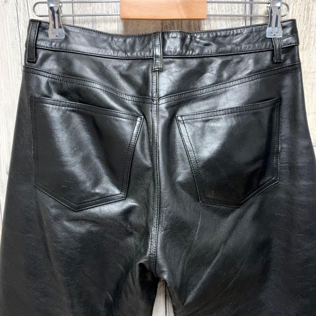 OLD GAP boot fit レザーパンツ ブラック 山田蓮 W31 L30 - メルカリ