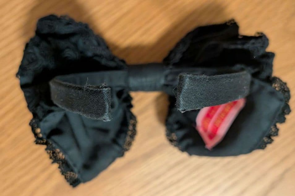 BABY キャメロンカチューシャ 黒黒 - キャメロンカチューシャ