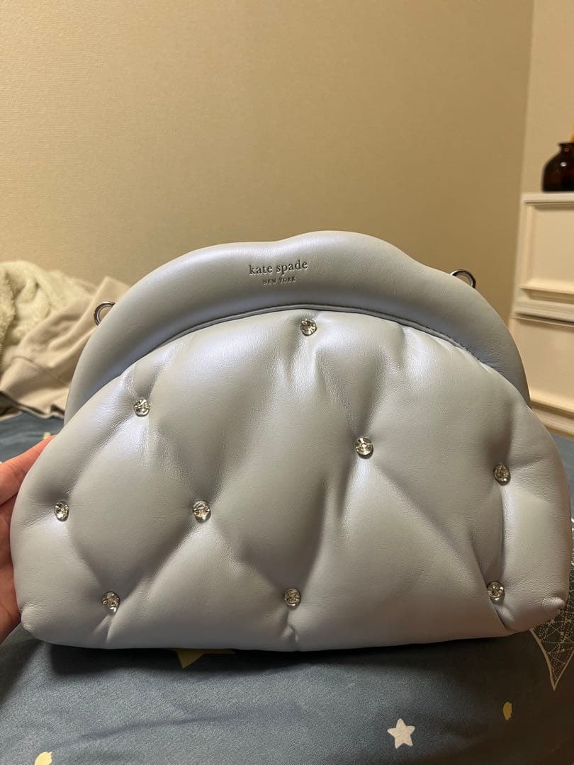 kate spade クラッチバッグ シェード キルテッド クラウド クラッチ 楽天市場】ケイトスペード クラッチバッグ パーティーバッグ 黒 巾着