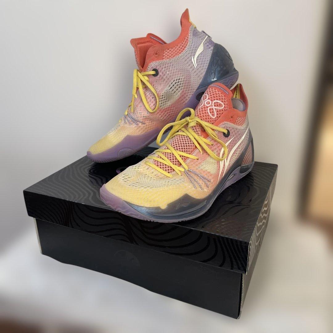 リーニン　WADE 808 ３ULTRA V2 箱付き Wade 808 3 Ultra V2 White/Multicolor ABAU013-3 Way Of Wade