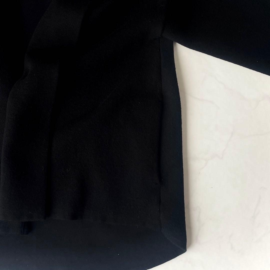 美品 Demi-Luxe BEAMS フーデッドコート ショートコート ブラック
