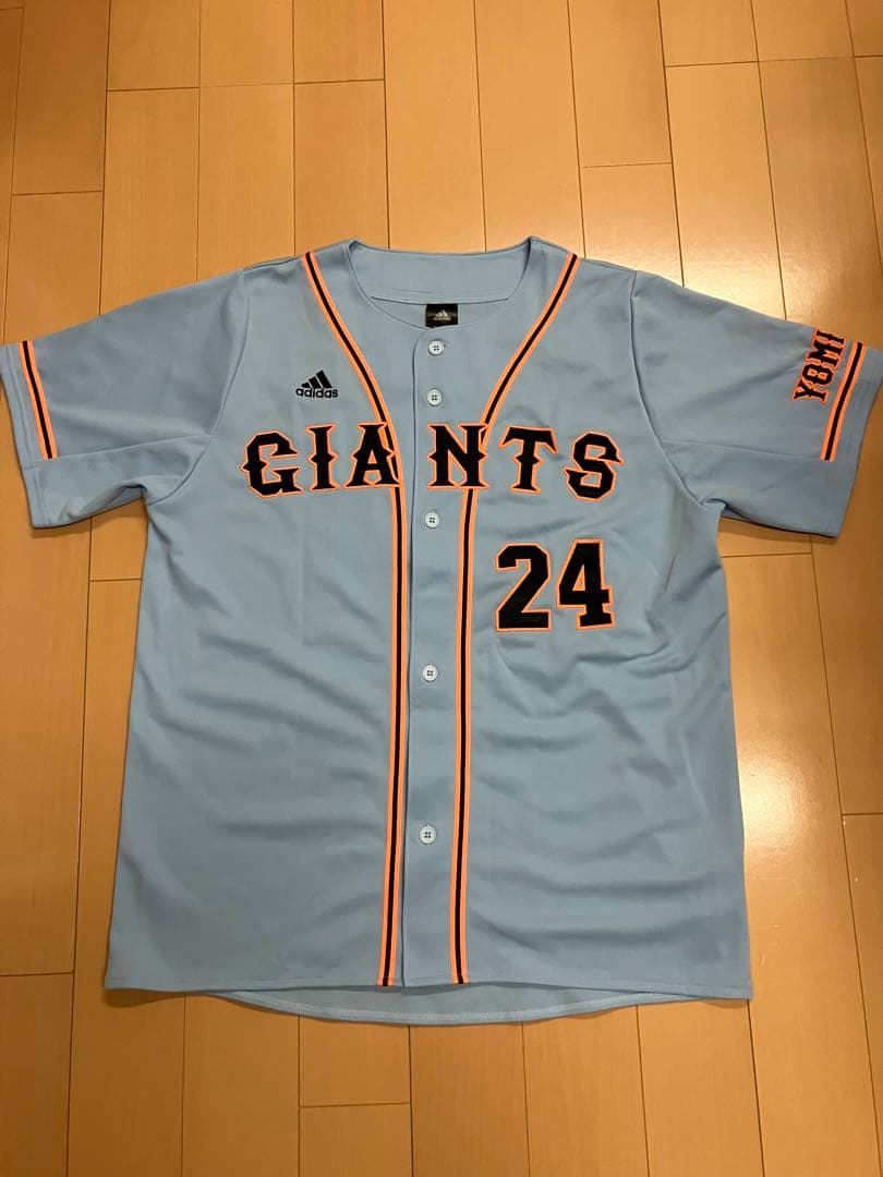 高橋由伸 ブルー 水色 ユニフォーム 読売ジャイアンツ 読売巨人軍