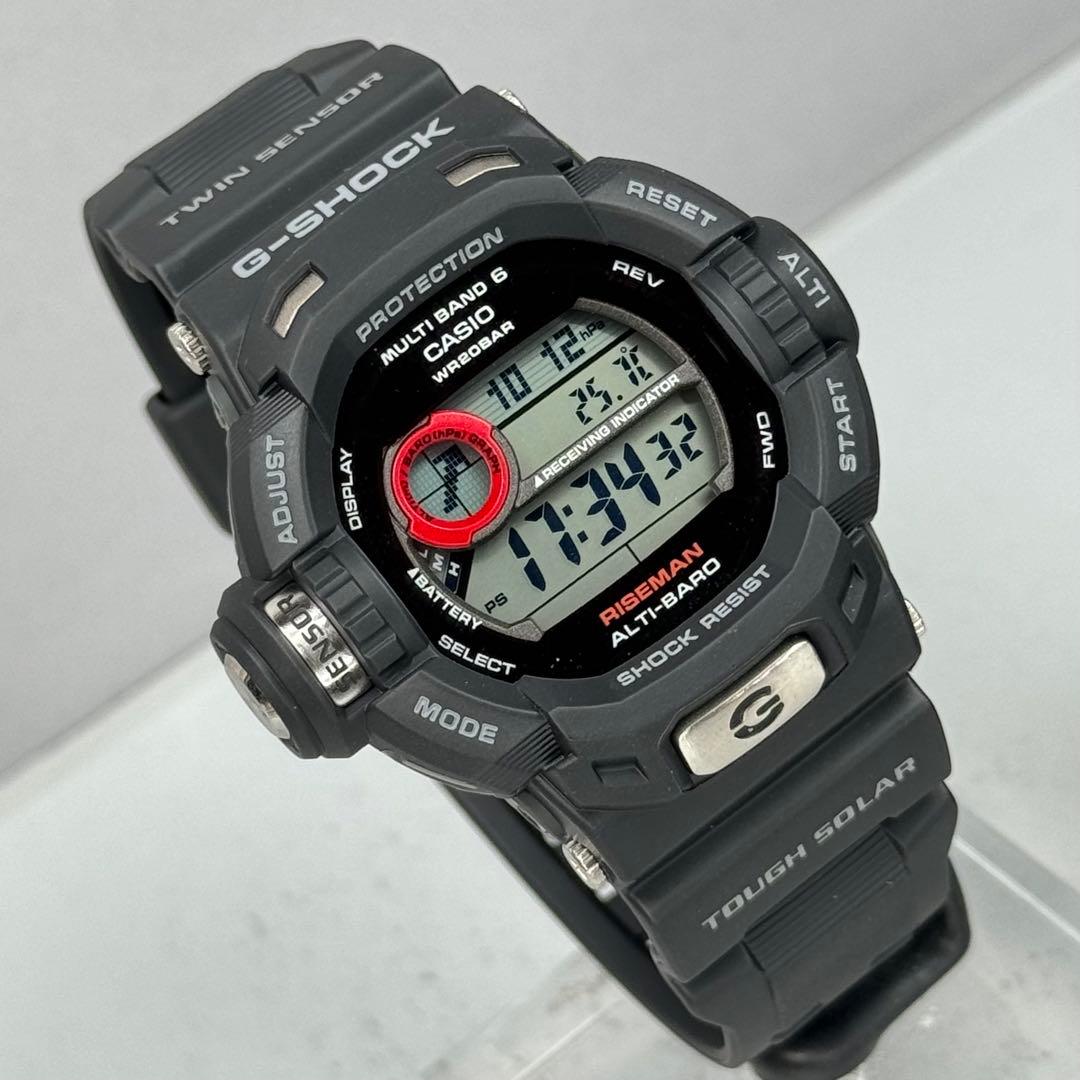 未使用 G-SHOCK GW-9200 RISEMANライズマン 電波ソーラー - メルカリ