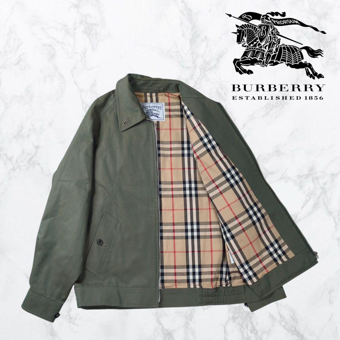 希少】バーバリーズ 90s ノバチェック 玉虫 スウィングトップ