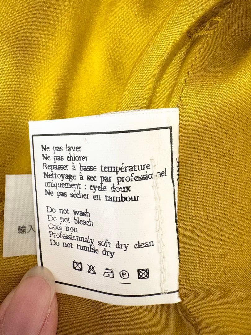 CHANEL ココマーク ツイードワンピースコート からし色 - メルカリ