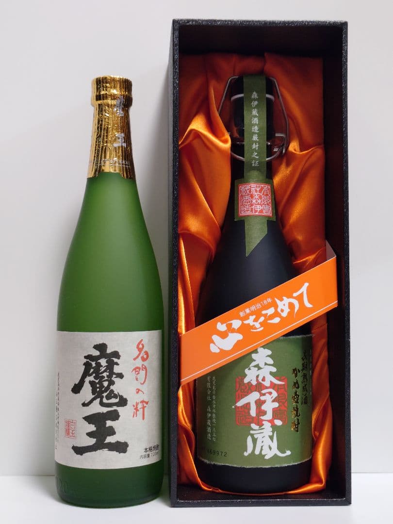 森伊蔵 極上の一滴 720ml 魔王 720ml 本格焼酎 - メルカリ