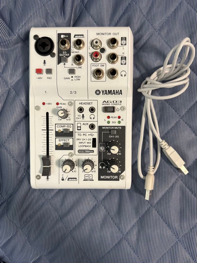 YAMAHA AG03 オーディオインターフェース 動作確認済み Amazon.co.jp: ヤマハ YAMAHA ウェブキャスティングミキサー