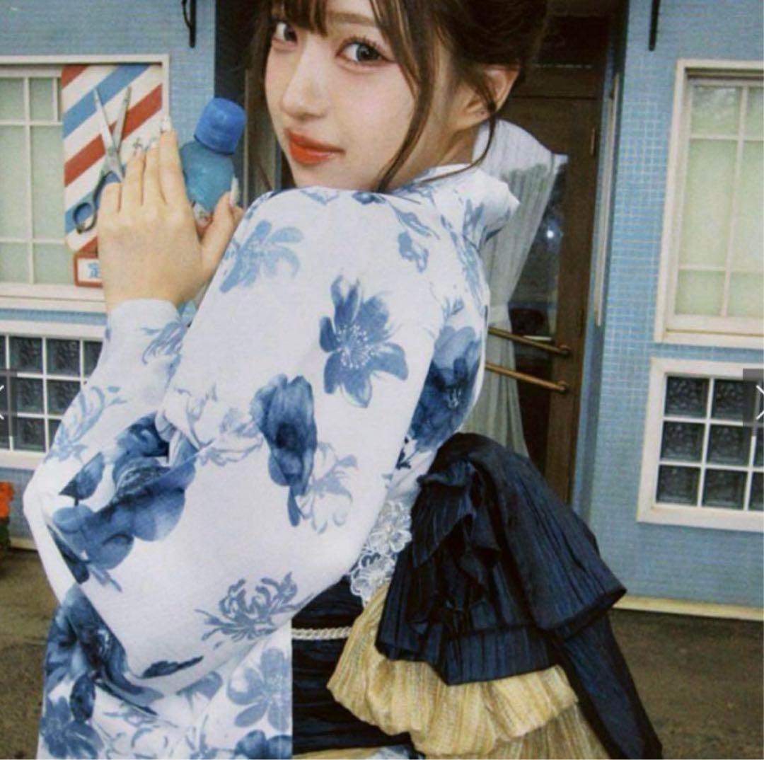 即日発送GRL 水彩花柄浴衣セット gi1519 水彩花柄浴衣セット[gi1519] | レディースファッション通販のグレイル