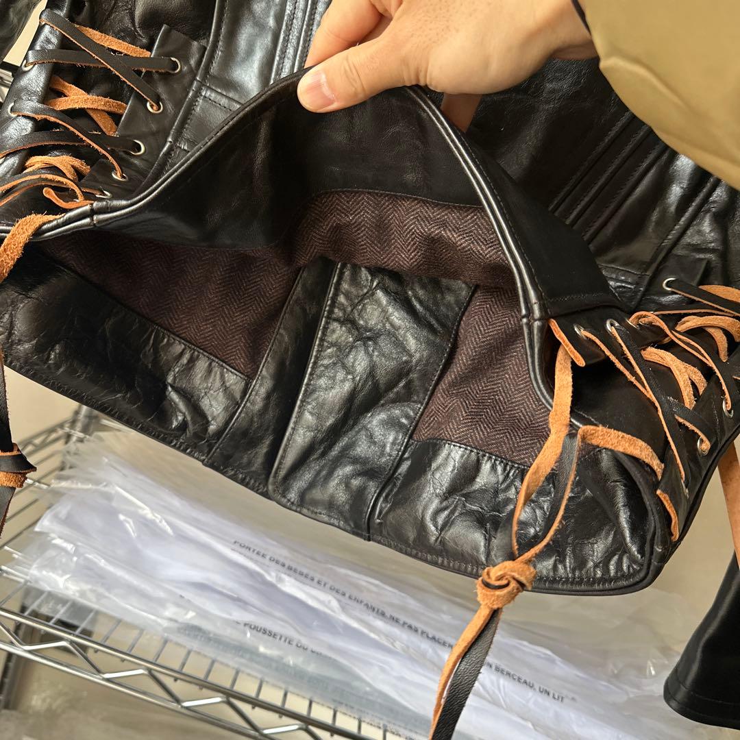 1930年代復刻 SAN MATEOピーターズ型茶芯ホースハイド 1.3mm L