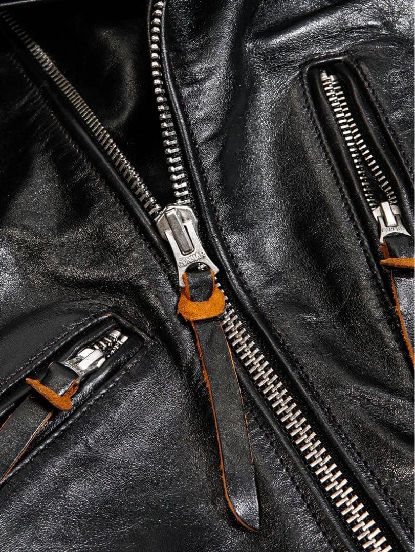 1930年代復刻 SAN MATEOピーターズ型茶芯ホースハイド 1.3mm L