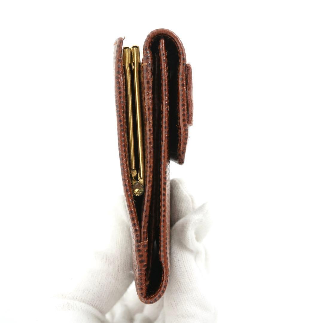 ✨極美品・箱保証書付き✨ Ferragamo 長財布 ヴァラリボン リザード