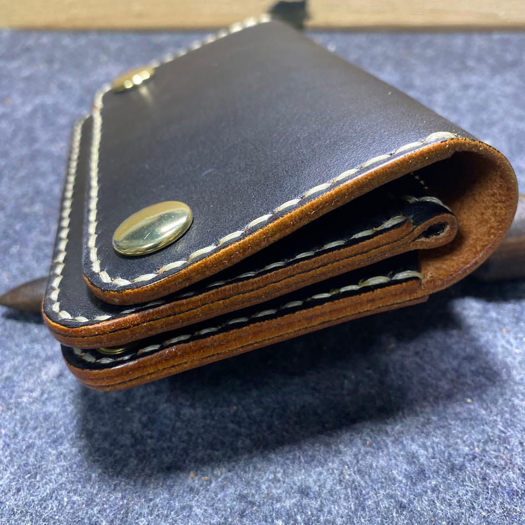 ミドルトラッカーウォレット丘染め（茶芯）カードケース付き限定品 2