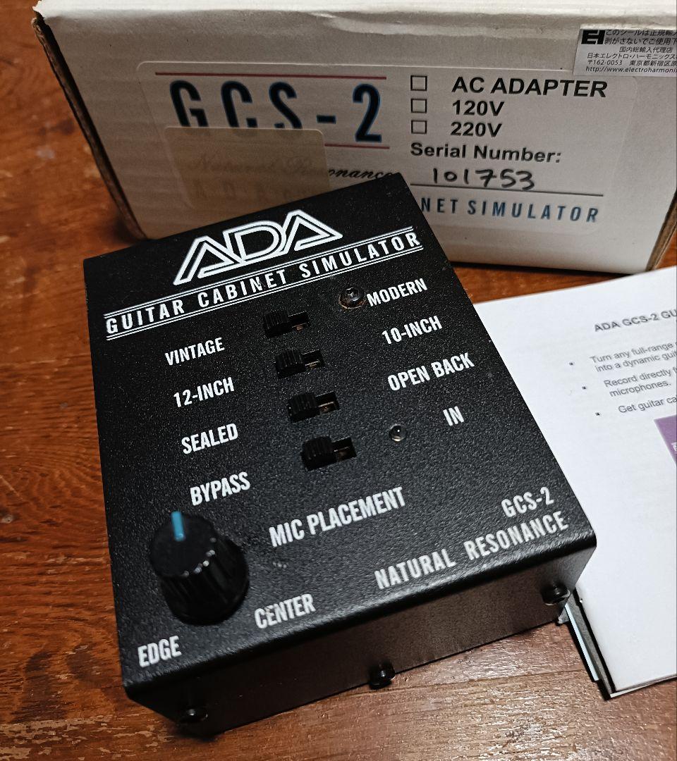 ギター ADA guitar cabinet simulator GCS-2 A/DA GSC-2 Guitar Cabinet Simulator & DI Box | Vision Guitar
