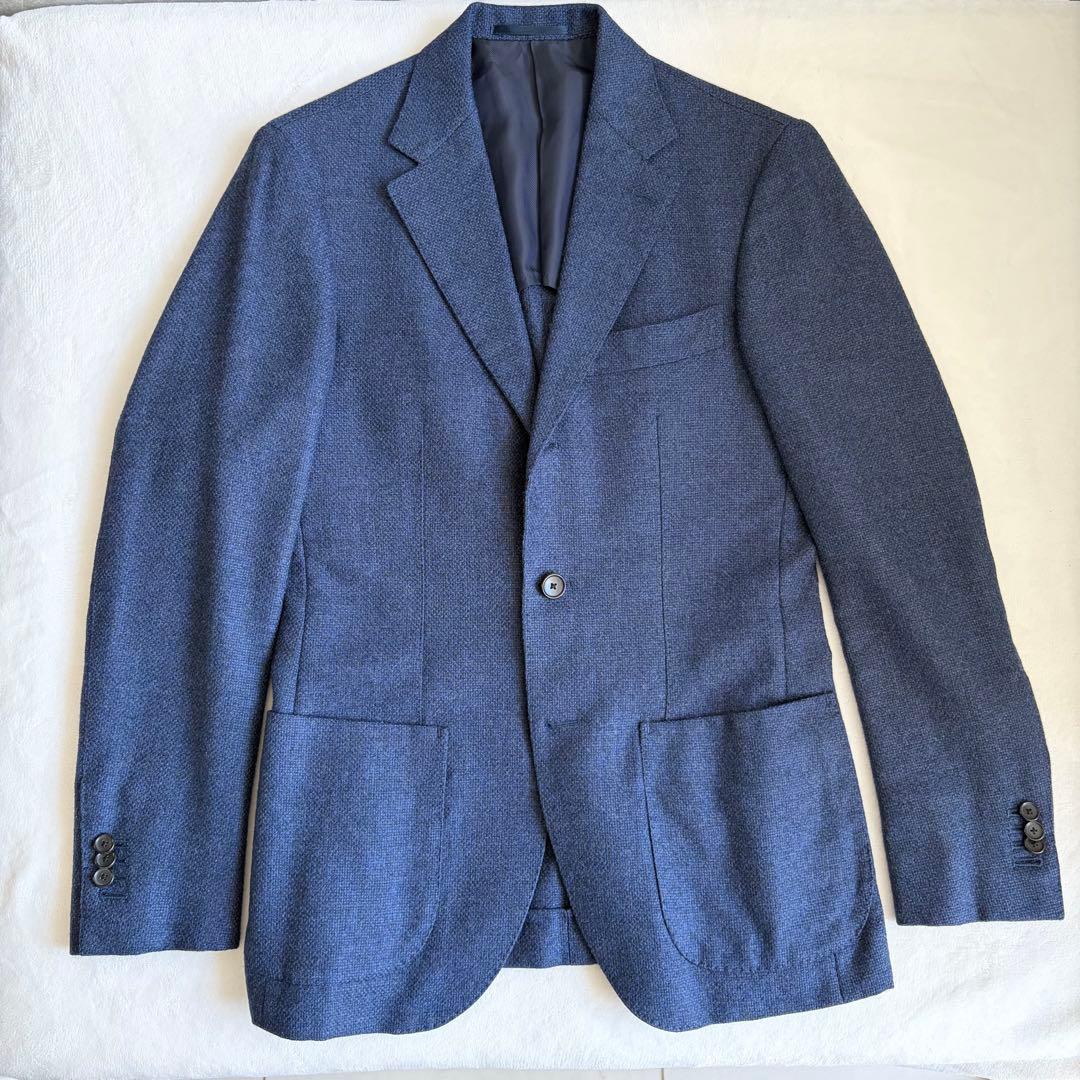 エディフィス ロロピアーナ カシミアシルクテーラードジャケット 42